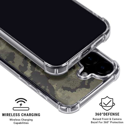 Wood Camo Camouflage iPhone 16 MagSafe Case