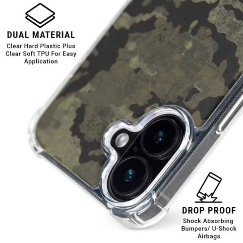 Wood Camo Camouflage iPhone 16 Plus MagSafe Case
