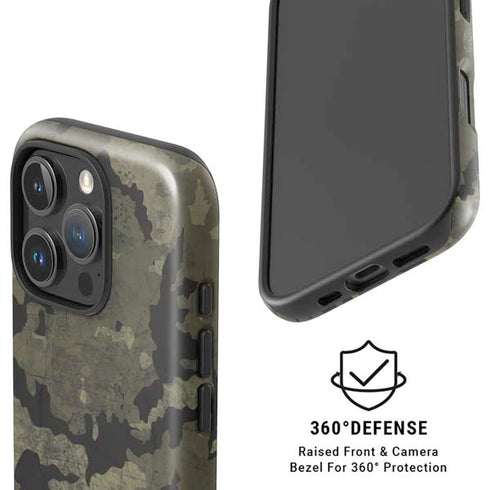 Wood Camo Camouflage iPhone 16 Pro Magsafe Impact Case