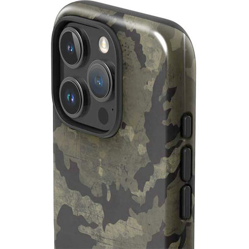 Wood Camo Camouflage iPhone 16 Pro Max Impact Case