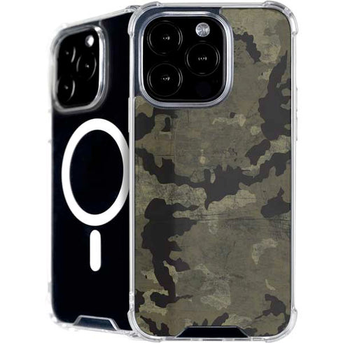 Wood Camo Camouflage iPhone 16 Pro Max MagSafe Case
