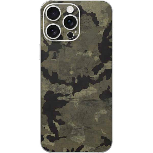 Wood Camo Camouflage iPhone 16 Pro Max Skin