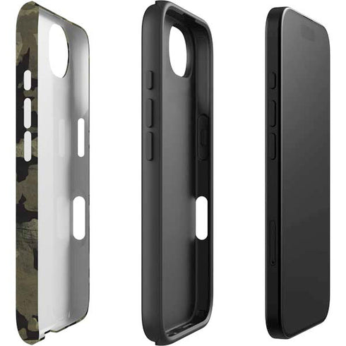Wood Camo Camouflage iPhone 16e Impact Case