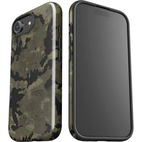 Wood Camo Camouflage iPhone 16e Impact Case