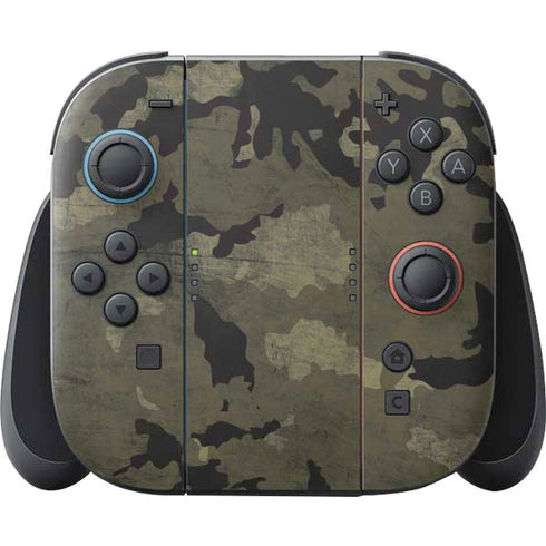 Wood Camo Camouflage Nintendo Skins