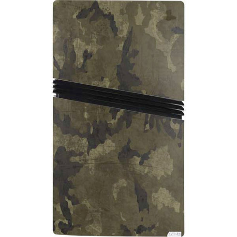 Wood Camo Camouflage PS5 Pro Bundle Skin