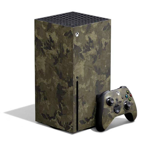 Wood Camo Camouflage Xbox Series X Skins