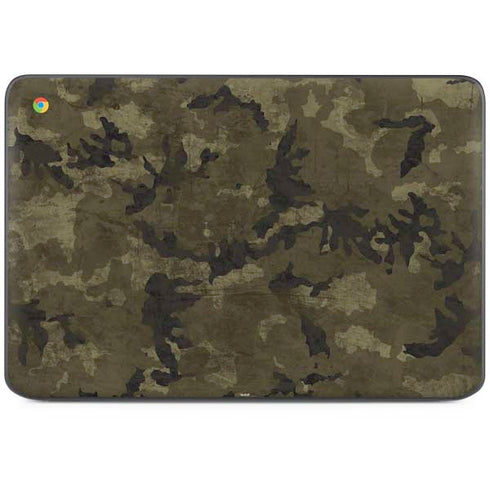 Wood Camo Camouflage HP Chromebook Skin