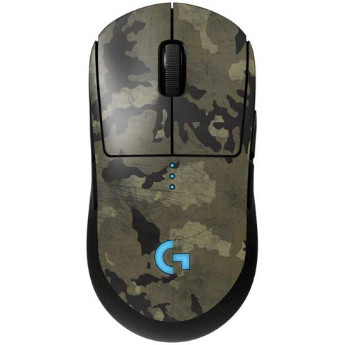 Wood Camo Camouflage G Pro Wireless Gaming Mouse Skin