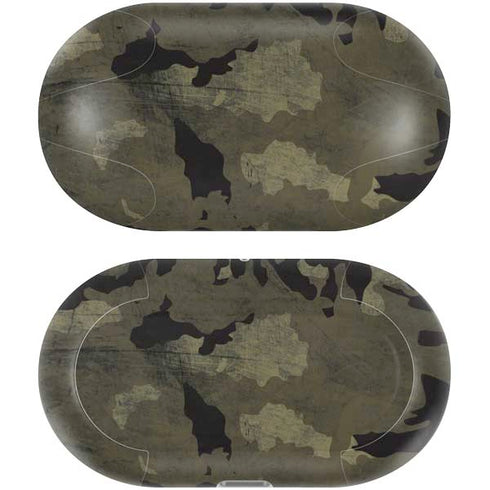 Wood Camo Camouflage Galaxy Buds Plus Skin