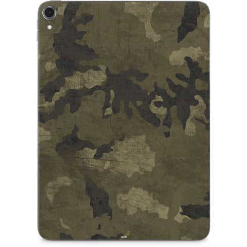 Wood Camo Camouflage Apple iPad Pro Skin