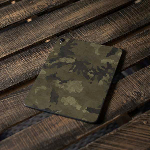 Wood Camo Camouflage Apple iPad Pro Skin