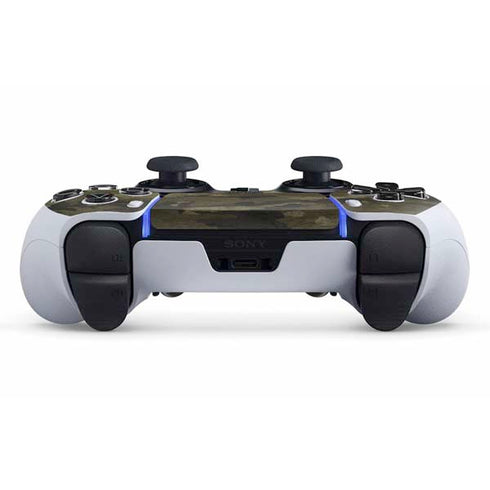 Wood Camo Camouflage PS5 DualSense Edge Pro Controller Skin