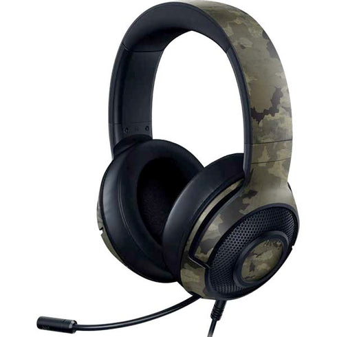 Wood Camo Camouflage Razer Kraken X Skin