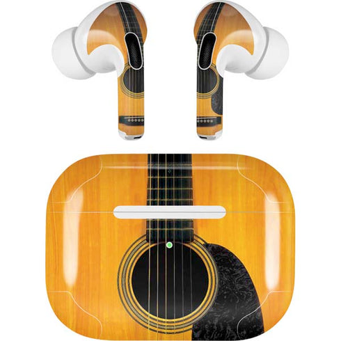 Wood Guitar AirPods Skins