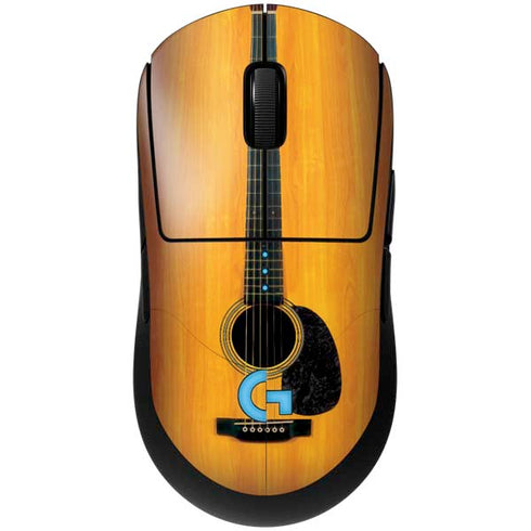 Wood Guitar G Pro Wireless Gaming Mouse Skin