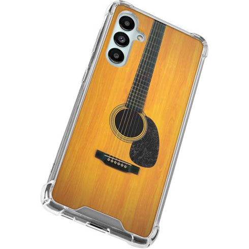 Wood Guitar Galaxy A16 5G Clear Case