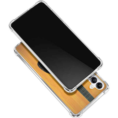 Wood Guitar Galaxy A16 5G Clear Case