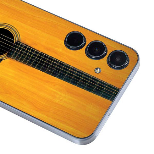 Wood Guitar Galaxy A35 5G Skin