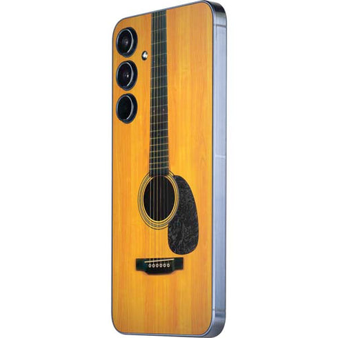Wood Guitar Galaxy A55 5G Skin