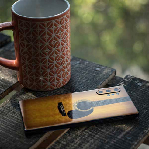 Wood Guitar Galaxy Note 10 Plus Skin