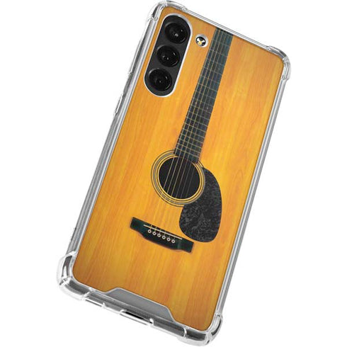 Wood Guitar Galaxy S24 FE Clear Case