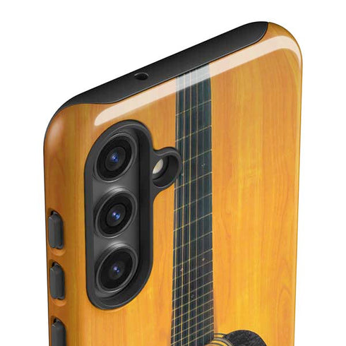 Wood Guitar Galaxy S25 Impact Case