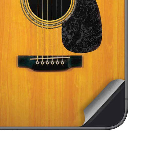 Wood Guitar Galaxy S24 Skin