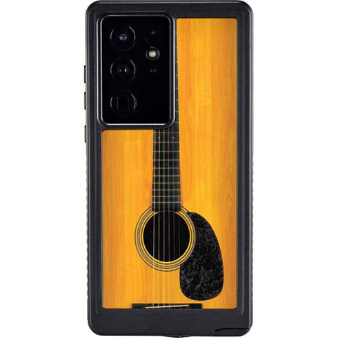 Wood Guitar Galaxy S24 Ultra Waterproof Case
