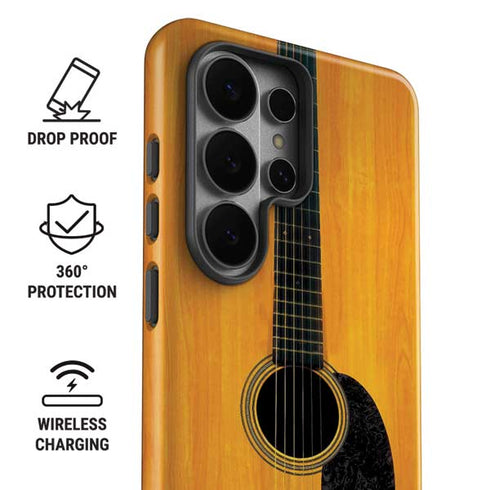 Wood Guitar Galaxy S26 Ultra Impact Case