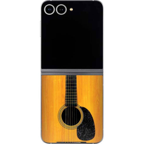 Wood Guitar Galaxy Z Flip6 Skin