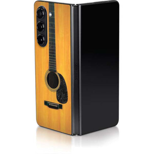 Wood Guitar Galaxy Z Fold5 5G Skin