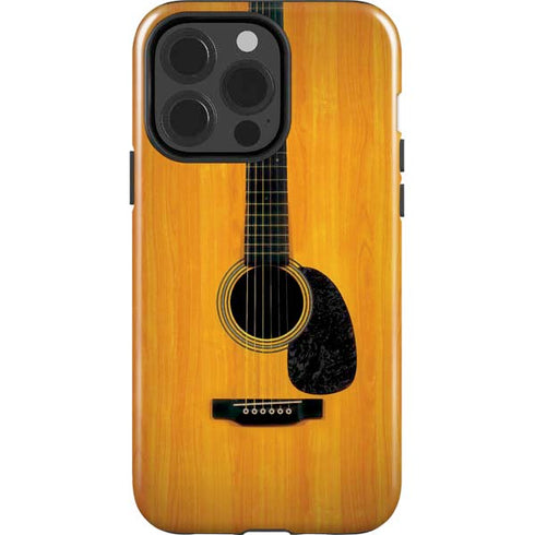Wood Guitar iPhone 15 Pro Impact Case