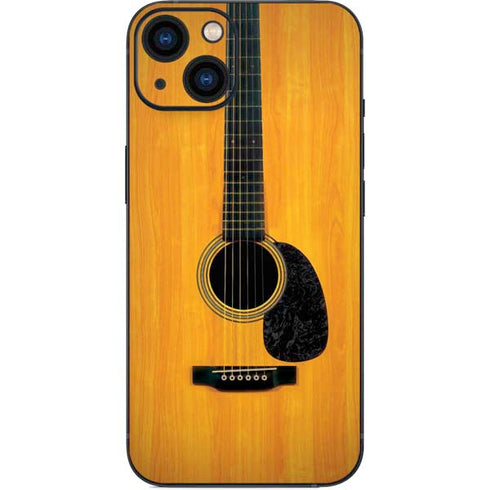 Wood Guitar iPhone 15 Skin