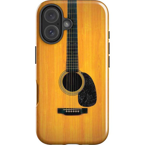 Wood Guitar iPhone 16 Impact Case