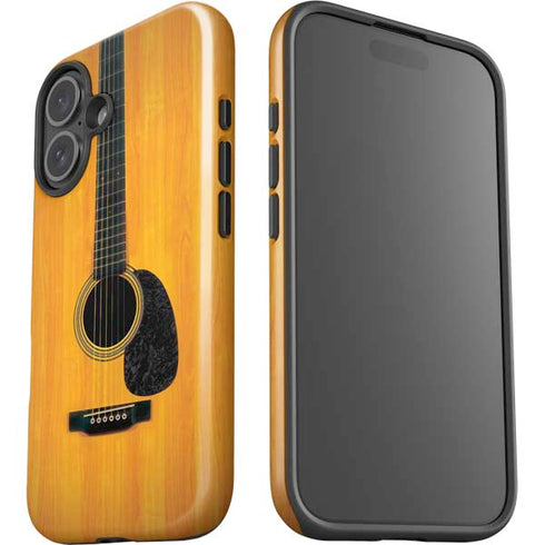 Wood Guitar iPhone 16 Impact Case