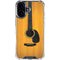 Wood Guitar iPhone 16 Plus Clear Case