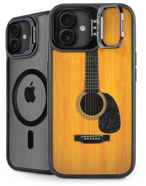 Wood Guitar iPhone 16 Plus Kickstand Case