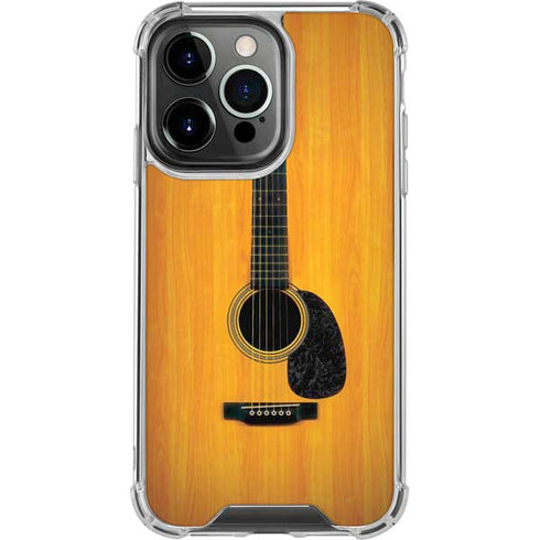 Wood Guitar iPhone 16 Pro Clear Case
