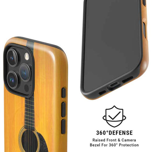 Wood Guitar iPhone 16 Pro Magsafe Impact Case