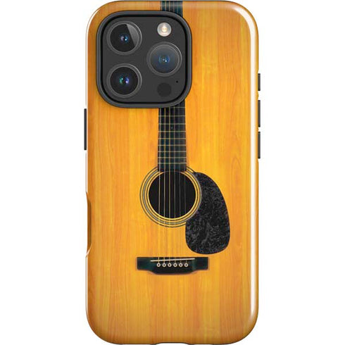Wood Guitar iPhone 16 Pro Max Impact Case