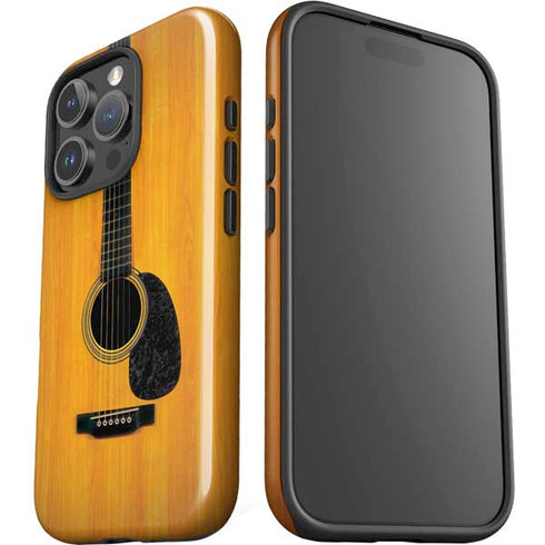 Wood Guitar iPhone 16 Pro Max Impact Case