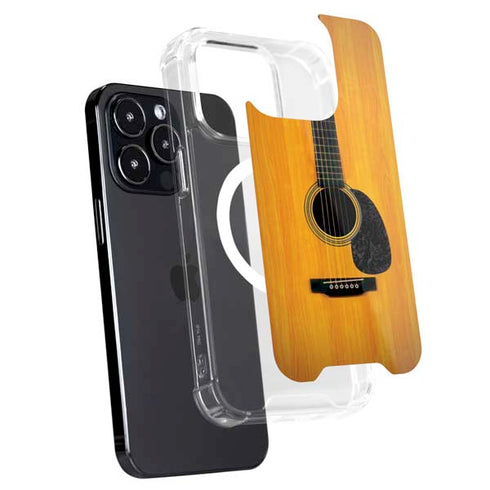 Wood Guitar iPhone 16 Pro Max MagSafe Case