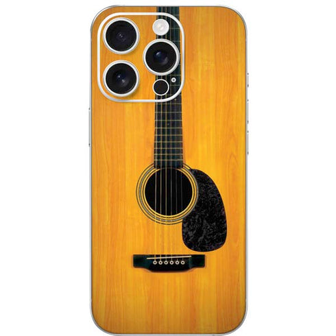 Wood Guitar iPhone 16 Pro Skin