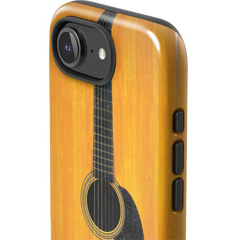 Wood Guitar iPhone 16e Impact Case