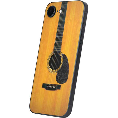 Wood Guitar iPhone 16e Skin