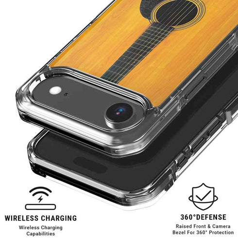 Wood Guitar iPhone 17 Air Clear Case