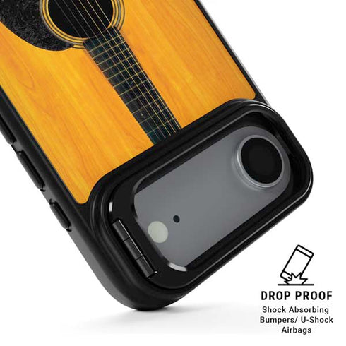 Wood Guitar iPhone 17 Air Kickstand Case