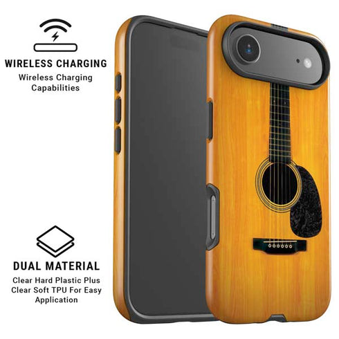 Wood Guitar iPhone 17 Air Magsafe Impact Case