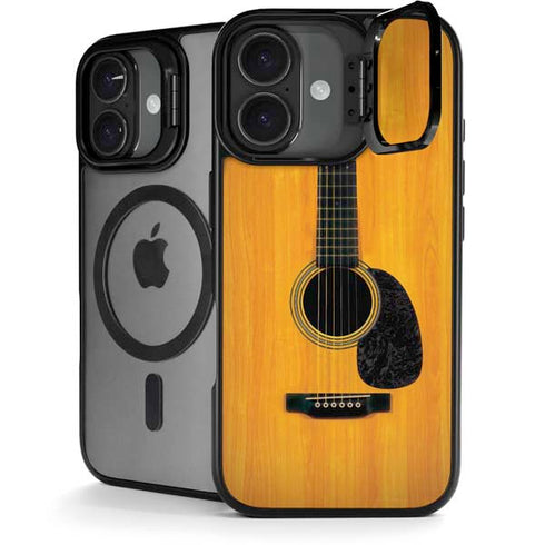 Wood Guitar iPhone 17 Kickstand Case